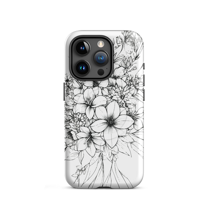 'Silhouette' iPhone 15 Pro MagSafe tough phone case - protective glossy case NZ Australia
