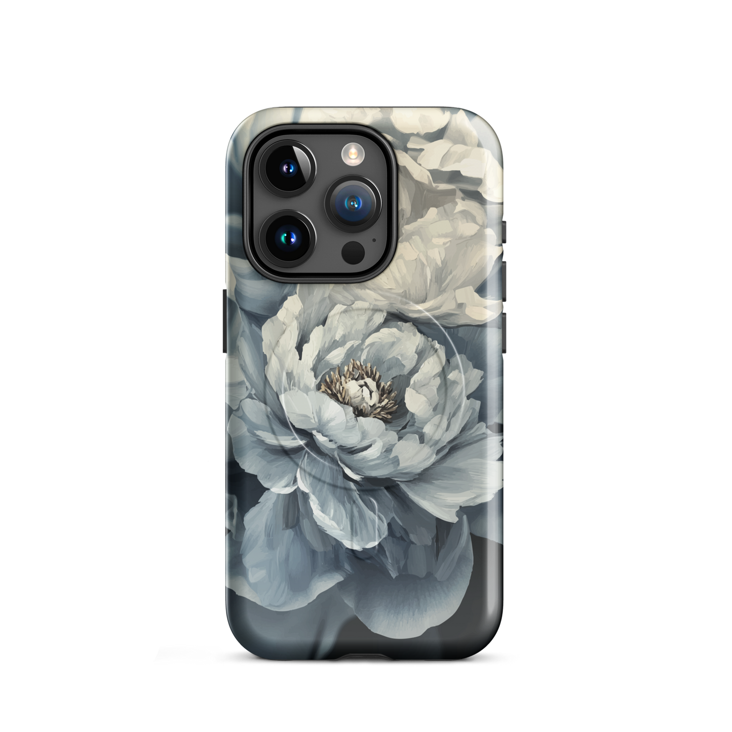 'Whisper' iPhone 15 Pro MagSafe tough phone case - protective glossy case NZ Australia