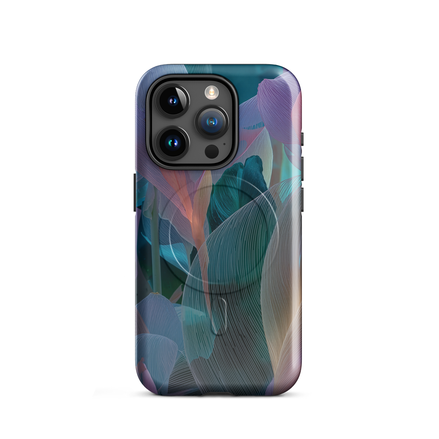 'Ethereal Blades' iPhone 15 Pro MagSafe tough phone case - protective glossy case NZ Australia