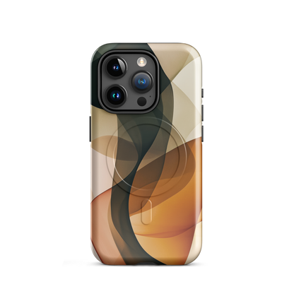 'Dusk' iPhone 15 Pro MagSafe tough phone case - protective glossy case NZ Australia