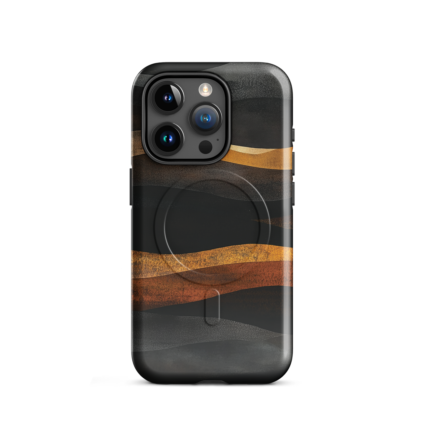 'Flow' iPhone 15 Pro MagSafe tough phone case - protective glossy case NZ Australia