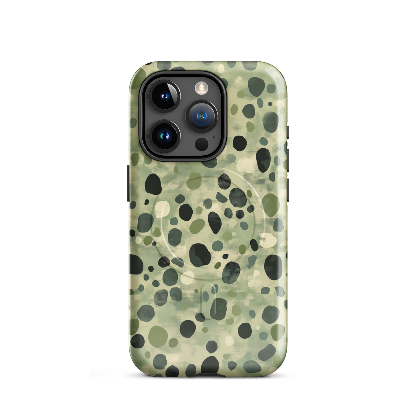 'Stepping Stone' iPhone 15 Pro MagSafe tough phone case - protective glossy case NZ Australia