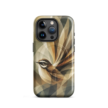 'Fantail' iPhone 15 Pro MagSafe tough phone case - protective glossy case NZ Australia