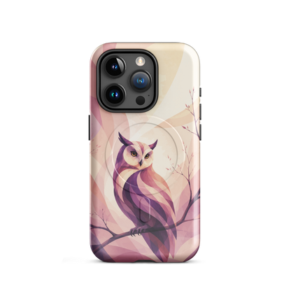 'Ruru' iPhone 15 Pro MagSafe tough phone case - protective glossy case NZ Australia