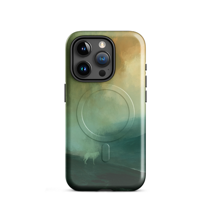 'Acid Rain' iPhone 15 Pro MagSafe phone case - protective glossy case NZ Australia
