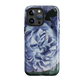 'Blue Rose' iPhone 15 Pro Max MagSafe tough phone case - protective glossy case NZ Australia