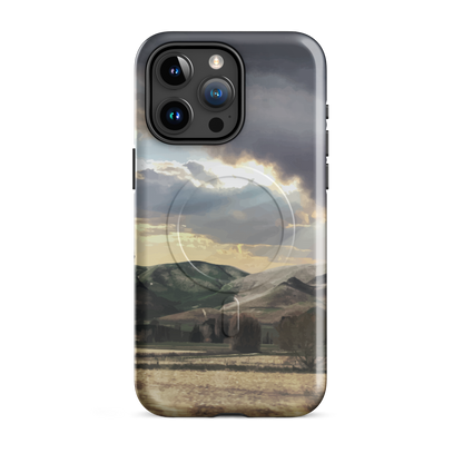 'Te Hauke' iPhone 15 Pro Max MagSafe tough phone case - protective glossy case NZ Australia