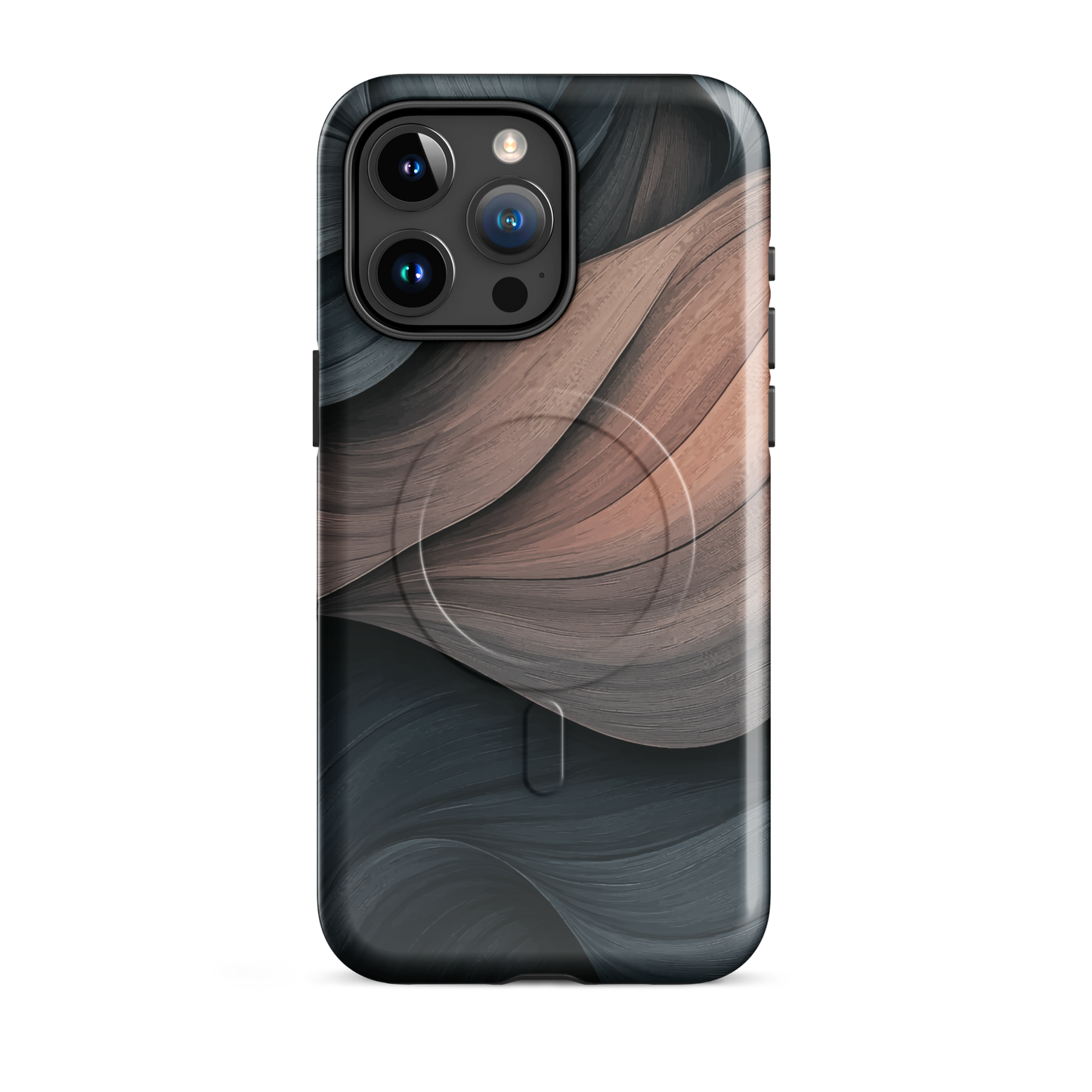 'Velvet Dusk' iPhone 15 Pro Max MagSafe tough phone case - protective glossy case NZ Australia