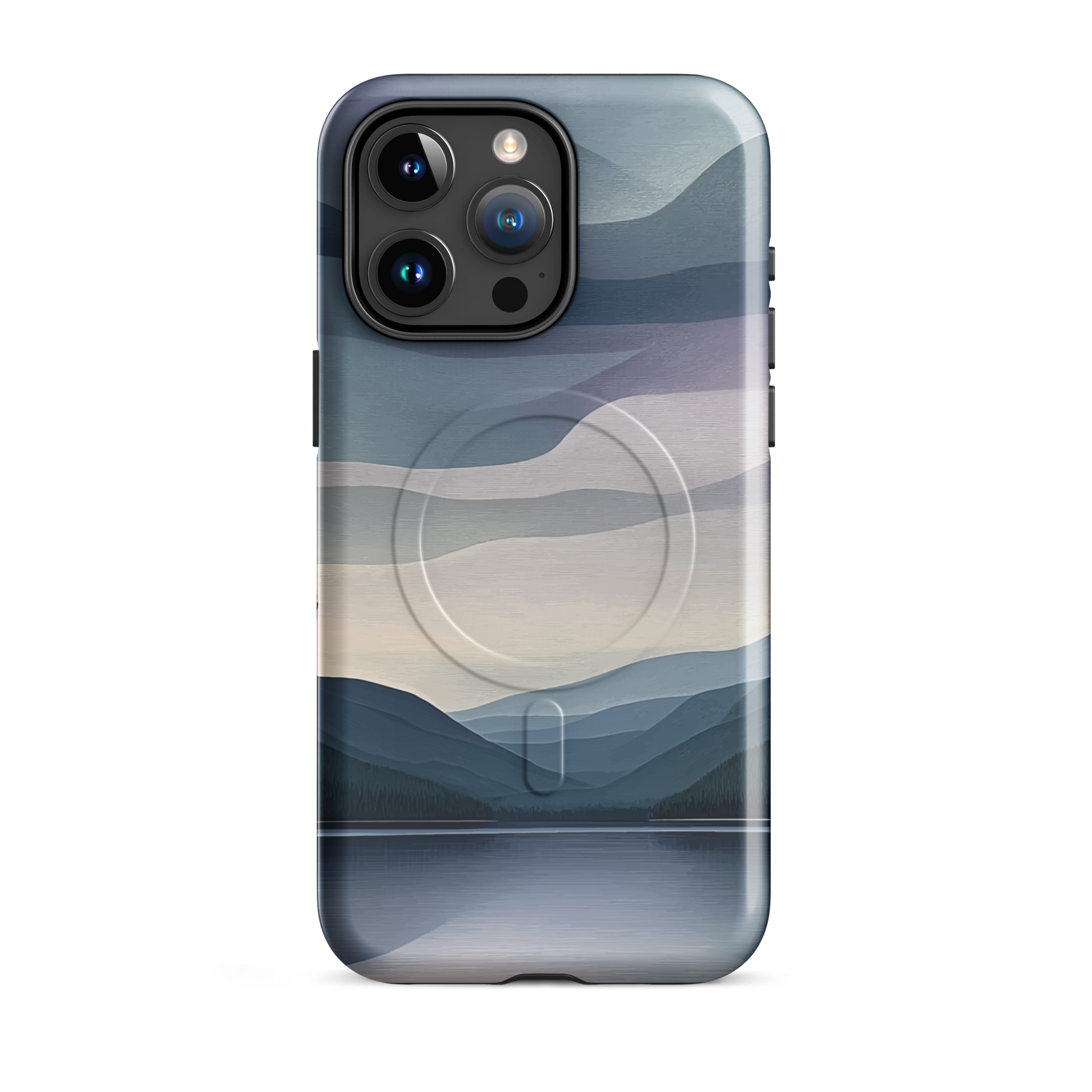 'Reflections' iPhone 15 Pro Max MagSafe tough phone case - protective glossy case NZ Australia