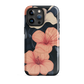 'Hibiscus Flower' iPhone 15 Pro Max MagSafe tough phone case - protective glossy case NZ Australia