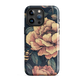 'Vintage Pink Roses' iPhone 15 Pro Max MagSafe tough phone case - protective glossy case NZ Australia
