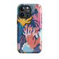 'Coral Reef' iPhone 15 Pro Max MagSafe tough phone case - protective glossy case NZ Australia