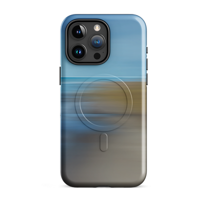 'Ocean Breeze' iPhone 15 Pro Max MagSafe tough phone case - protective glossy case NZ Australia