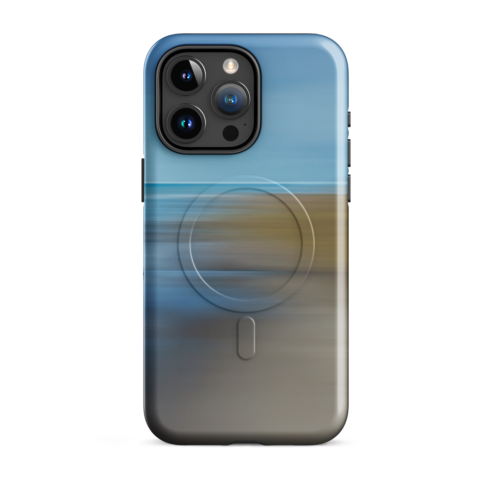 'Ocean Breeze' iPhone 15 Pro Max MagSafe tough phone case - protective glossy case NZ Australia