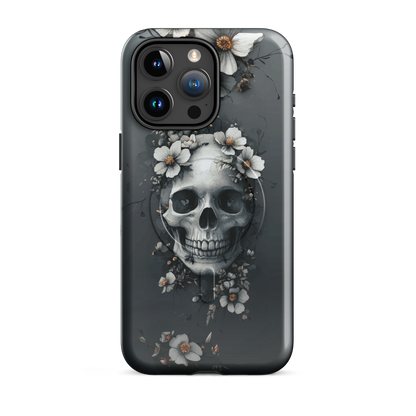 'Eternal Bloom' iPhone 15 Pro Max MagSafe tough phone case - protective glossy case NZ Australia