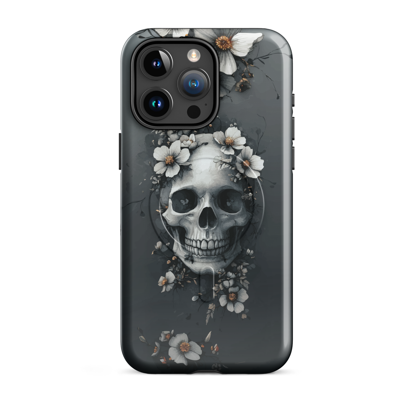 'Eternal Bloom' iPhone 15 Pro Max MagSafe tough phone case - protective glossy case NZ Australia