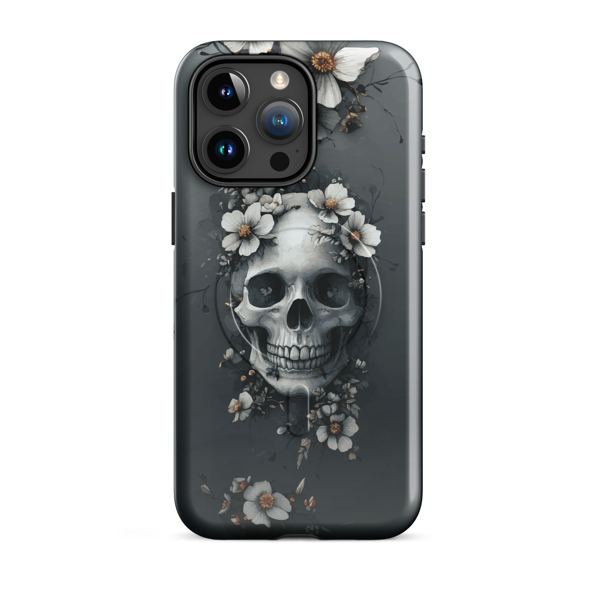 'Eternal Bloom' iPhone 15 Pro Max MagSafe tough phone case - protective glossy case NZ Australia