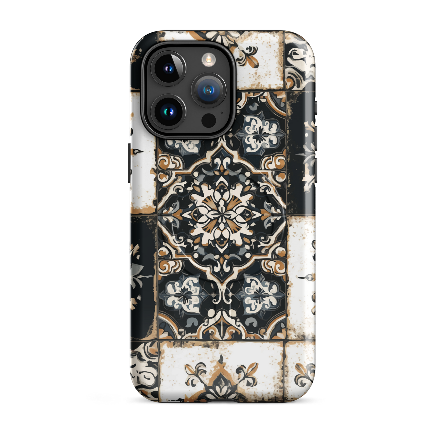 'Morocco' iPhone 15 Pro Max MagSafe tough phone case - protective glossy case NZ Australia