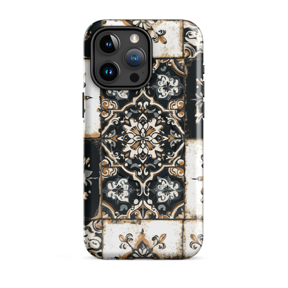 'Morocco' iPhone 15 Pro Max MagSafe tough phone case - protective glossy case NZ Australia