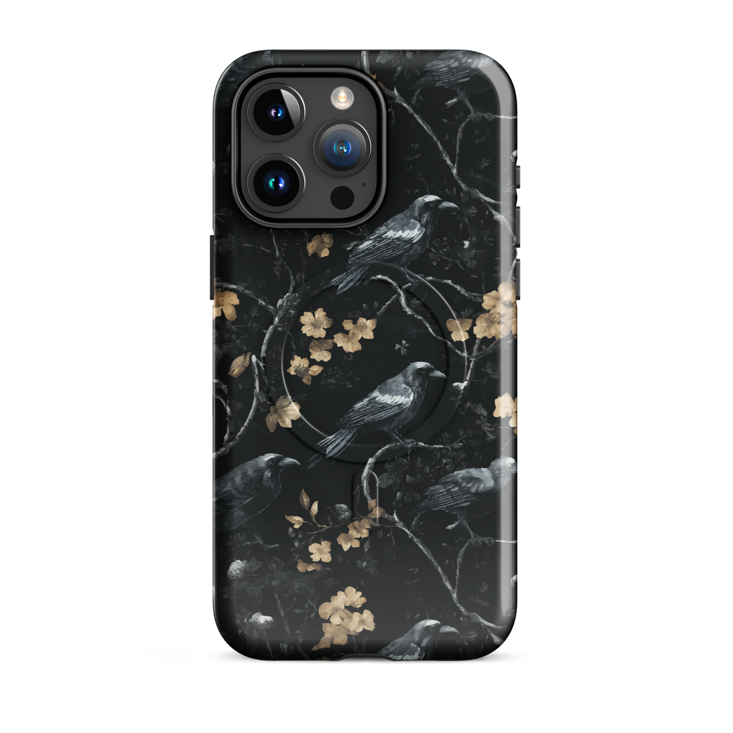'Shadow' iPhone 15 Pro Max MagSafe tough phone case - protective glossy case NZ Australia