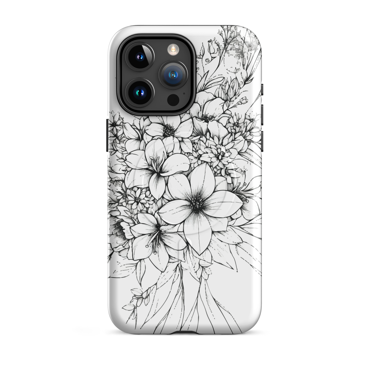 'Silhouette' iPhone 15 Pro Max MagSafe tough phone case - protective glossy case NZ Australia