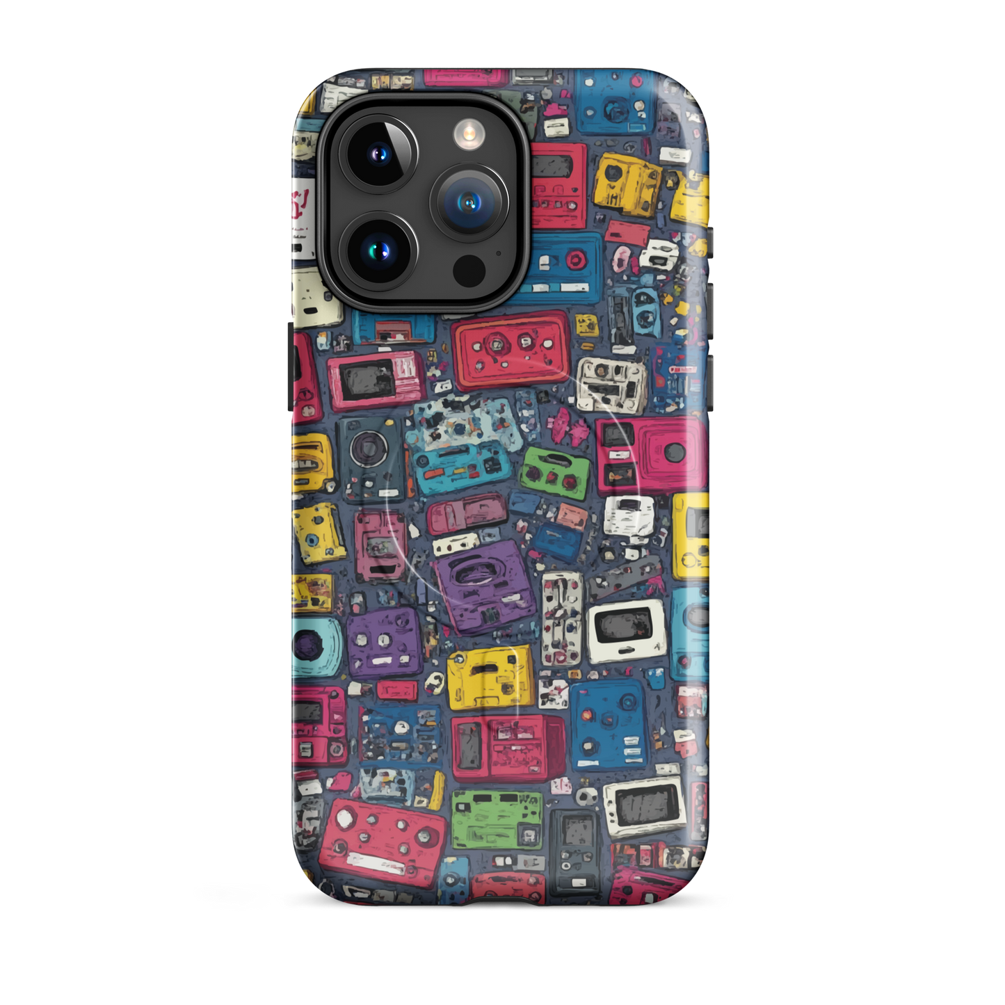 'Arcade' iPhone 15 Pro Max MagSafe tough phone case - protective glossy case NZ Australia
