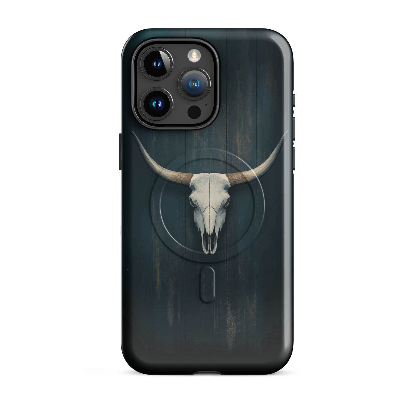 'Longhorn' iPhone 15 Pro Max MagSafe tough phone case - protective glossy case NZ Australia