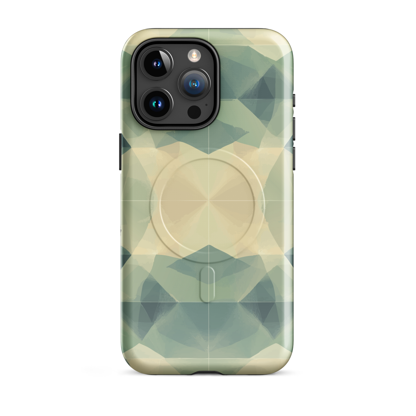 'Symmetry' iPhone 15 Pro Max MagSafe tough phone case - protective glossy case NZ Australia