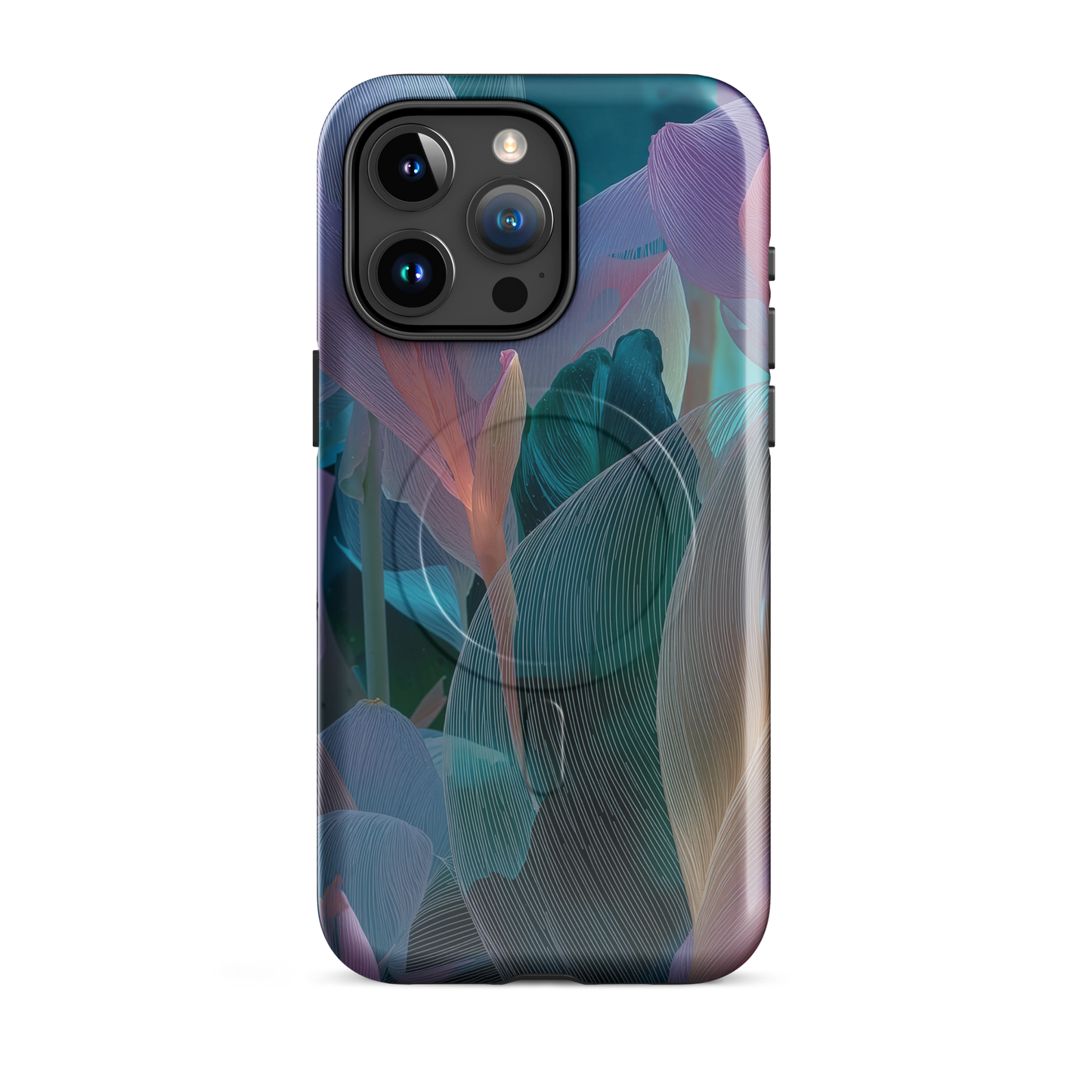 'Ethereal Blades' iPhone 15 Pro Max MagSafe tough phone case - protective glossy case NZ Australia