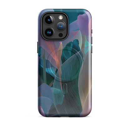'Ethereal Blades' iPhone 15 Pro Max MagSafe tough phone case - protective glossy case NZ Australia