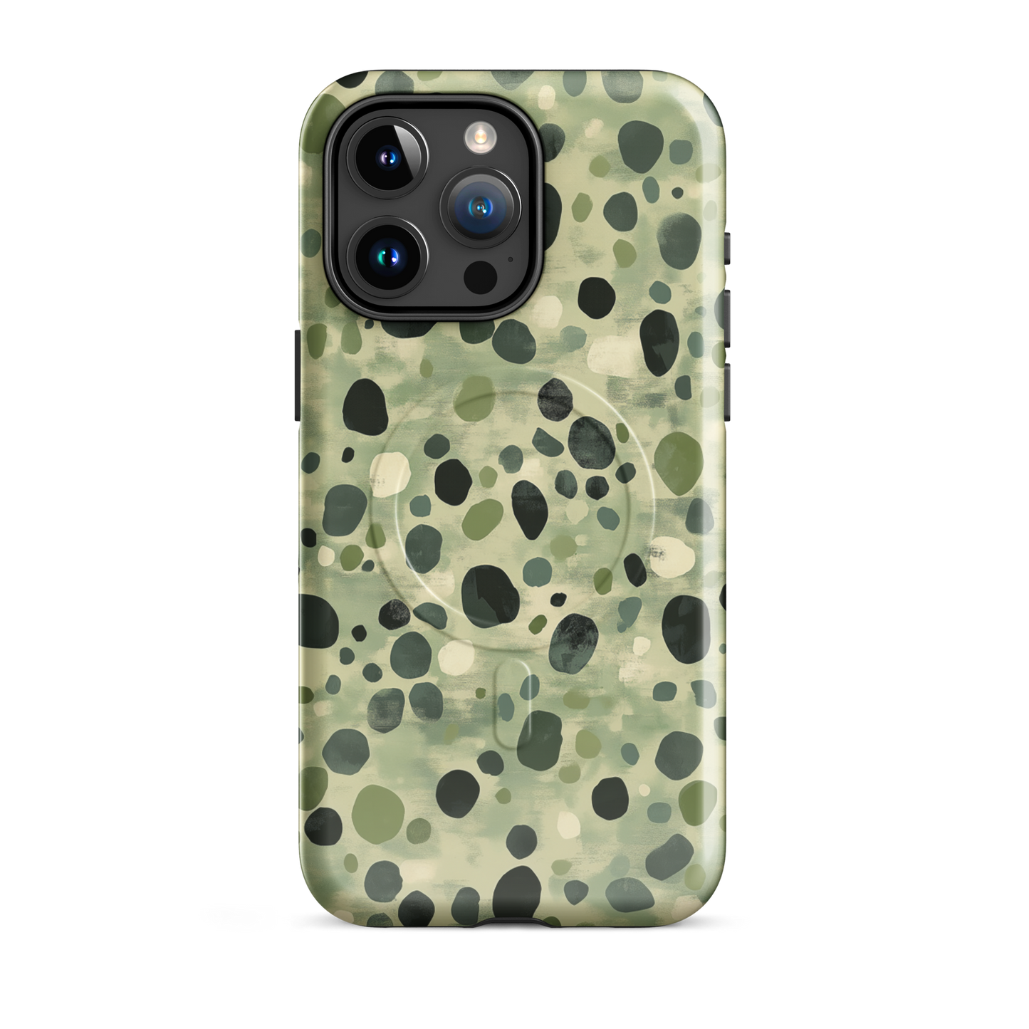 'Stepping Stone' iPhone 15 Pro Max MagSafe tough phone case - protective glossy case NZ Australia