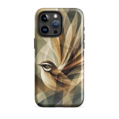 'Fantail' iPhone 15 Pro Max MagSafe tough phone case - protective glossy case NZ Australia