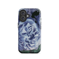 'Blue Rose' iPhone 16 MagSafe tough phone case - protective glossy case NZ Australia