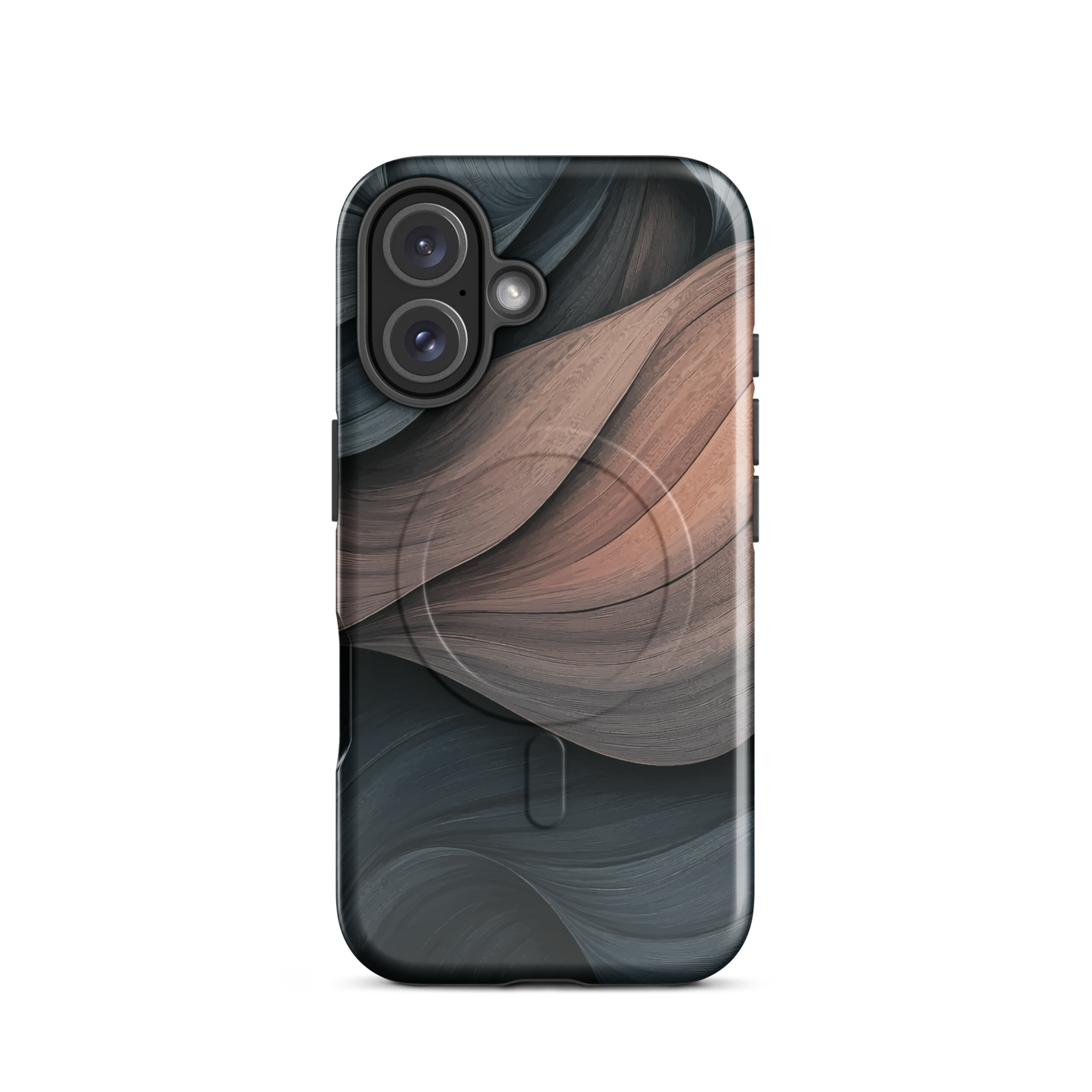 'Velvet Dusk' iPhone 16 MagSafe tough phone case - protective glossy case NZ Australia