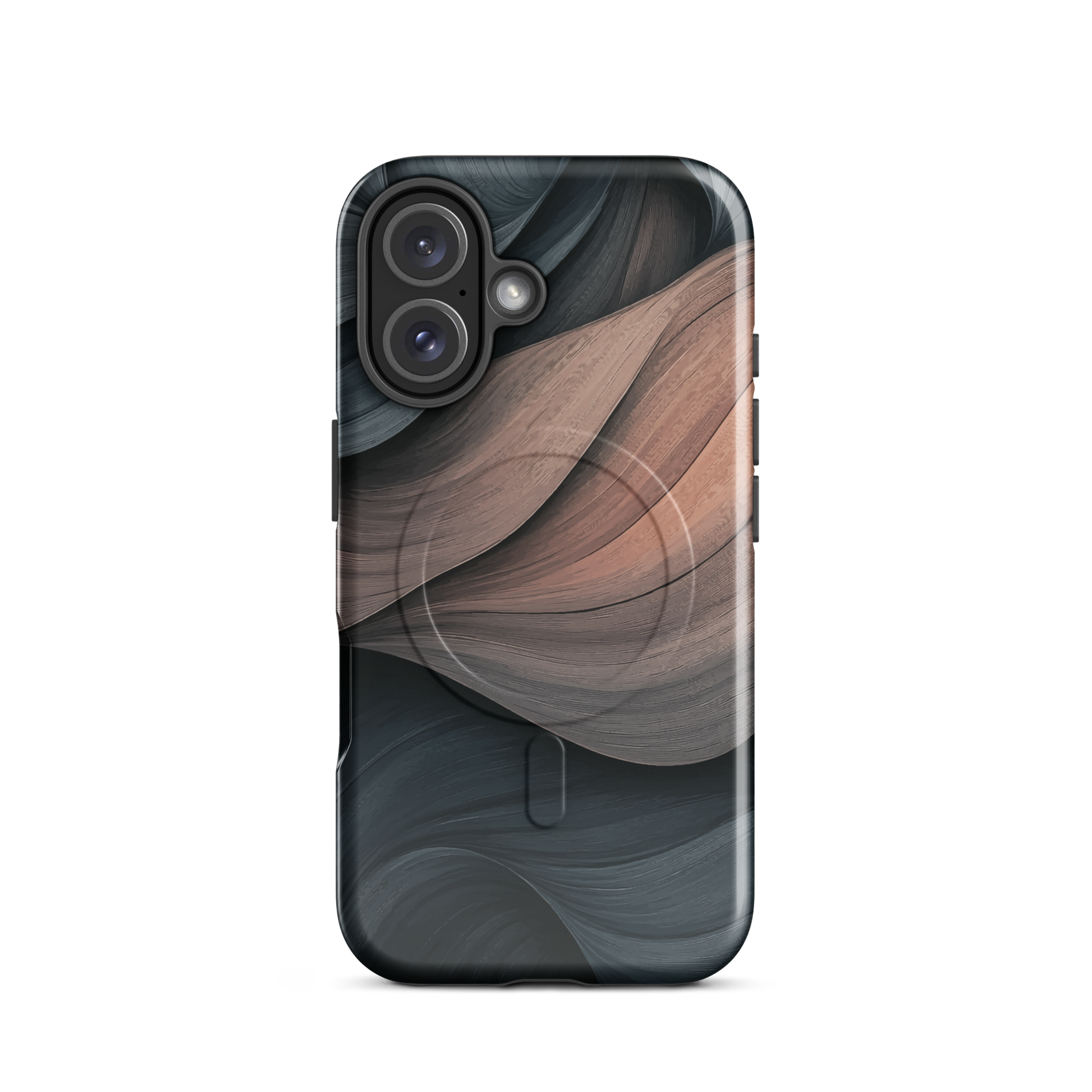 'Velvet Dusk' iPhone 16 MagSafe tough phone case - protective glossy case NZ Australia