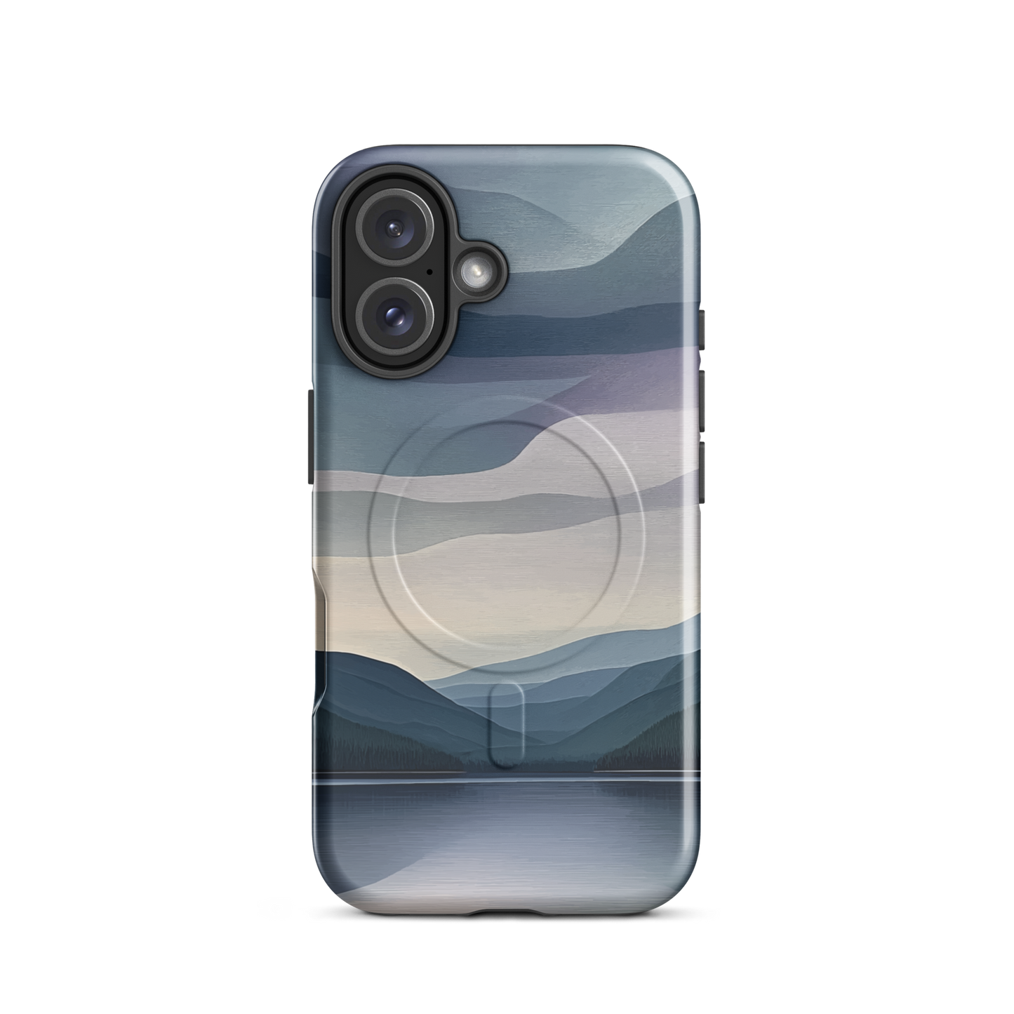 'Reflections' iPhone 16 MagSafe tough phone case - protective glossy case NZ Australia