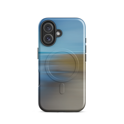 'Ocean Breeze' iPhone 16 MagSafe tough phone case - protective glossy case NZ Australia