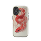 'Red Snake' iPhone 16 MagSafe tough phone case - protective glossy case NZ Australia
