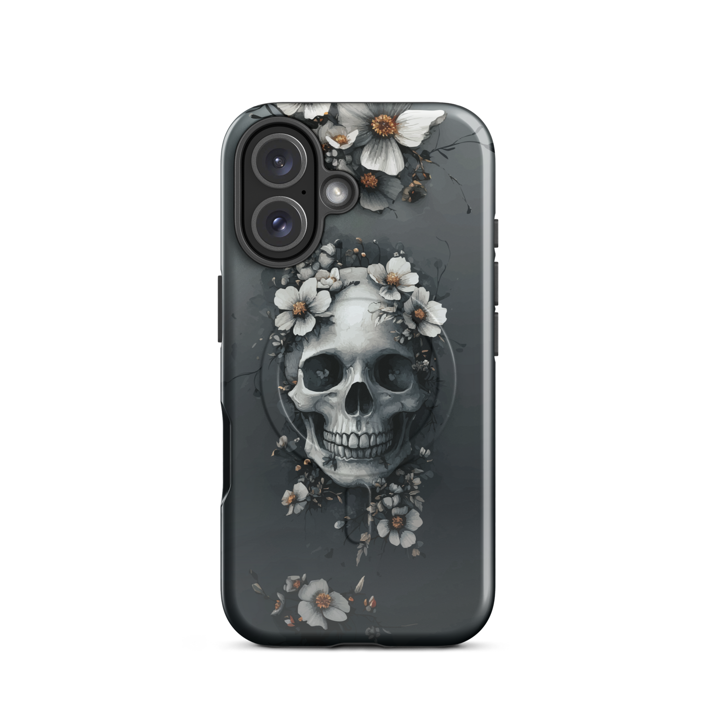 'Eternal Bloom' iPhone 16 MagSafe tough phone case - protective glossy case NZ Australia
