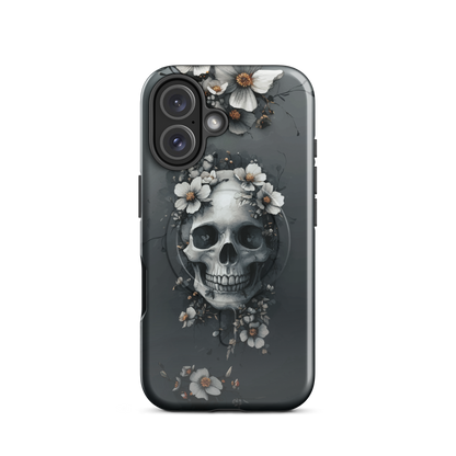 'Eternal Bloom' iPhone 16 MagSafe tough phone case - protective glossy case NZ Australia