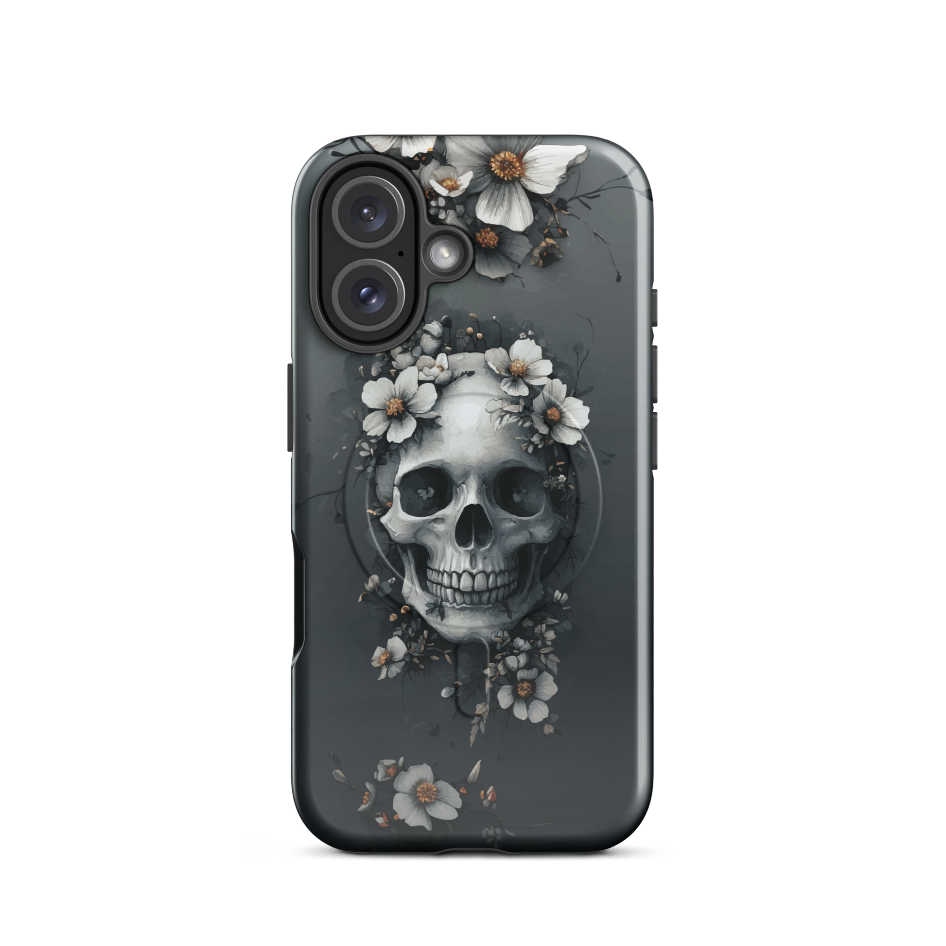 'Eternal Bloom' iPhone 16 MagSafe tough phone case - protective glossy case NZ Australia