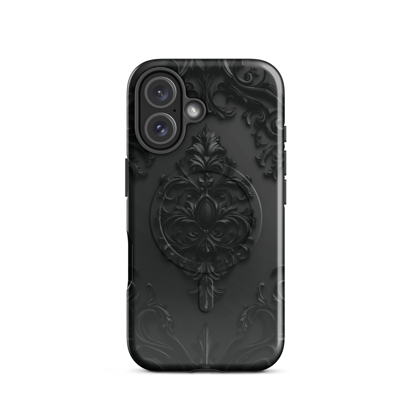 'Obsidian' iPhone 16 MagSafe tough phone case - protective glossy case NZ Australia