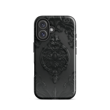 'Obsidian' iPhone 16 MagSafe tough phone case - protective glossy case NZ Australia