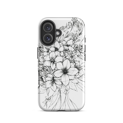 'Silhouette' iPhone 16 MagSafe tough phone case - protective glossy case NZ Australia