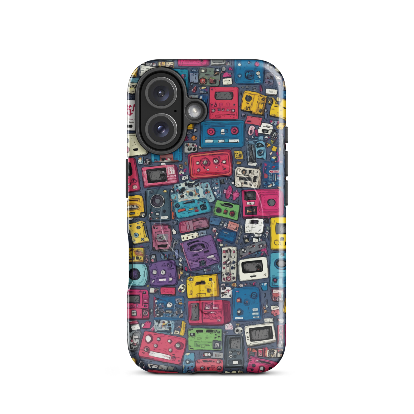 'Arcade' iPhone 16 MagSafe tough phone case - protective glossy case NZ Australia