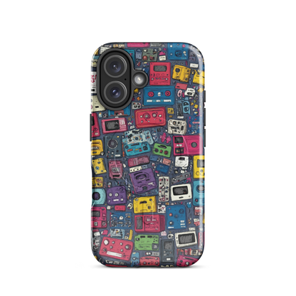 'Arcade' iPhone 16 MagSafe tough phone case - protective glossy case NZ Australia