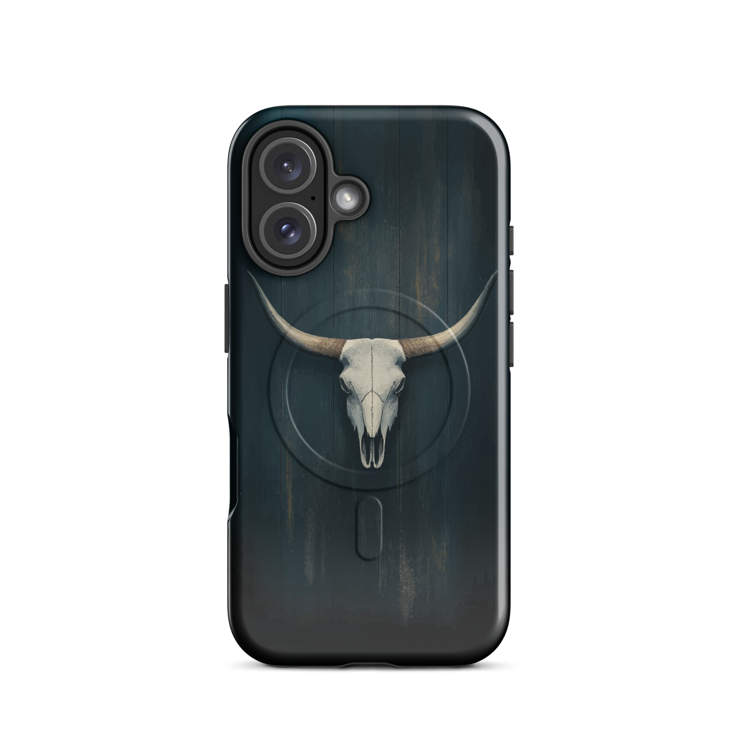 'Longhorn' iPhone 16 MagSafe tough phone case - protective glossy case NZ Australia