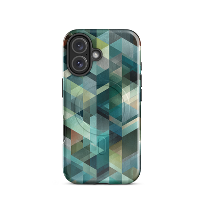 'Still Depths' iPhone 16 MagSafe tough phone case - protective glossy case NZ Australia