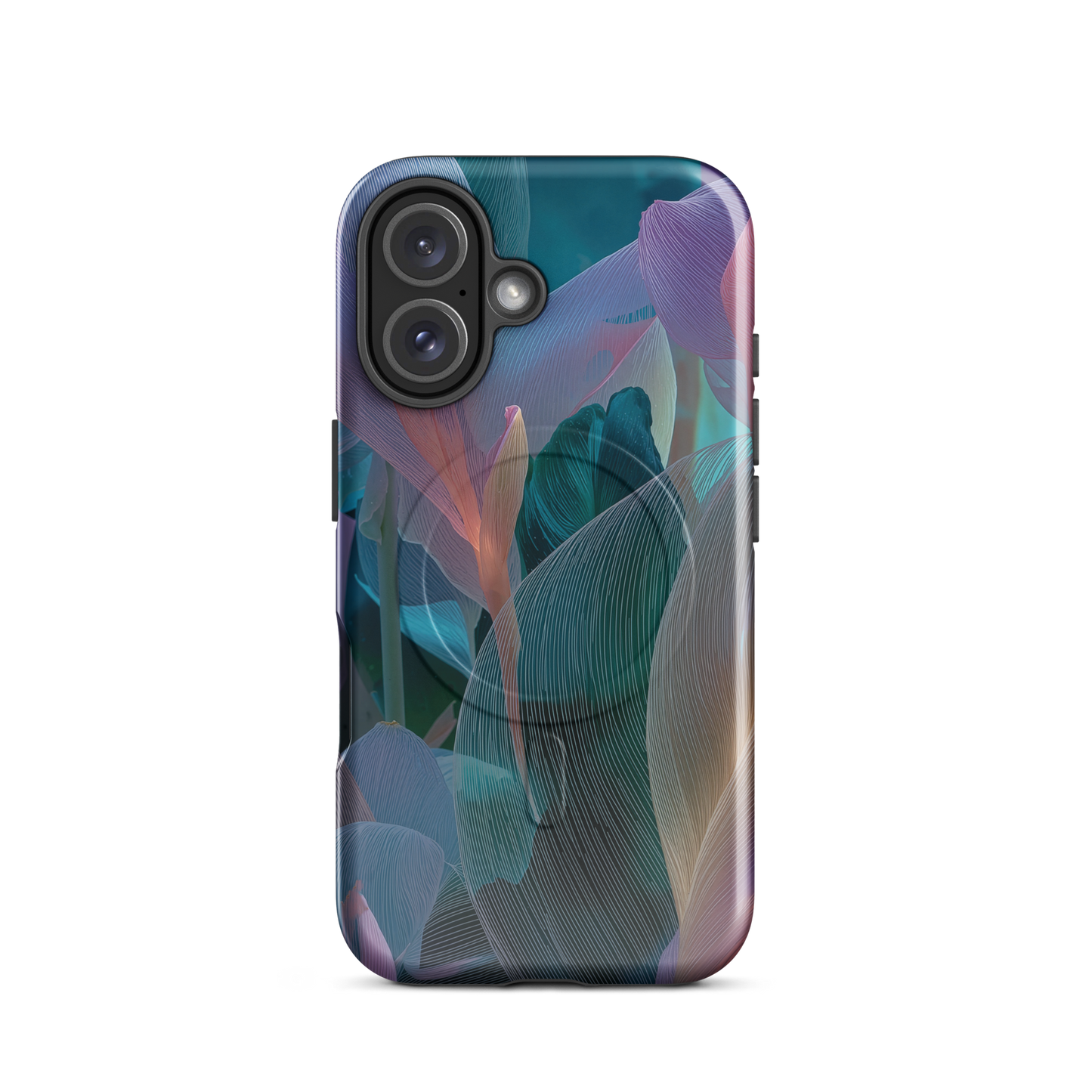'Ethereal Blades' iPhone 16 MagSafe tough phone case - protective glossy case NZ Australia