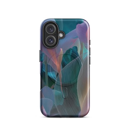 'Ethereal Blades' iPhone 16 MagSafe tough phone case - protective glossy case NZ Australia